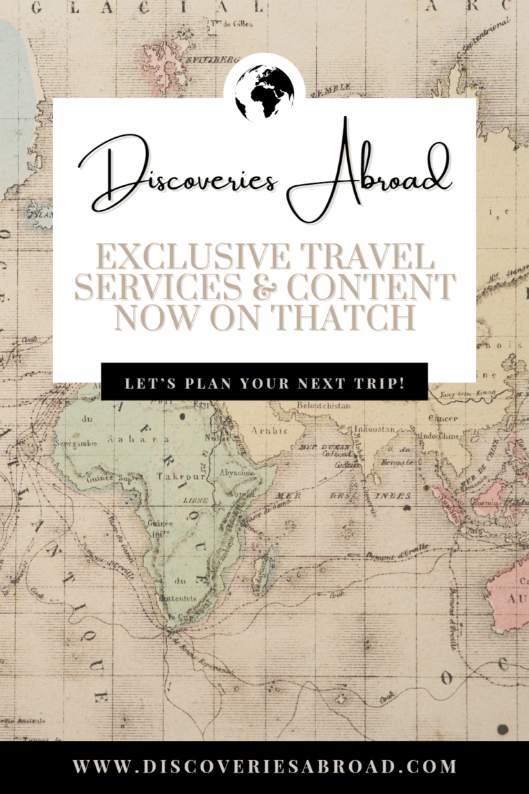 Blog post for Exclusive Travel Services & Content Now on Thatch