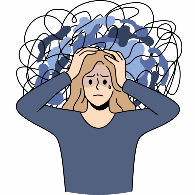 Confused woman from overwhelming planning experience without a good travel planning tool.