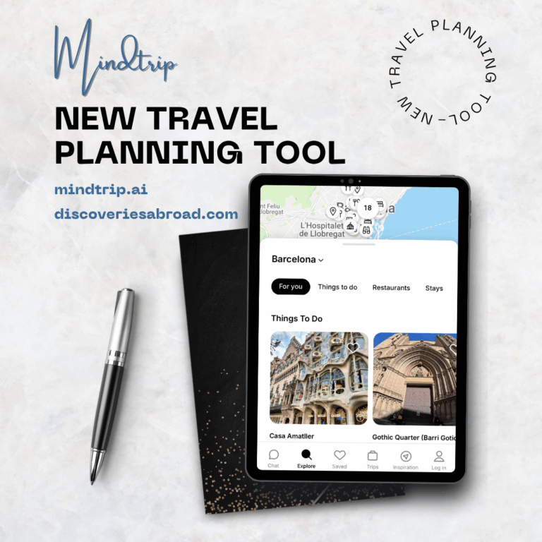 The new travel planning tool: Mindtrip is out now! Follow Discoveries Abroad.