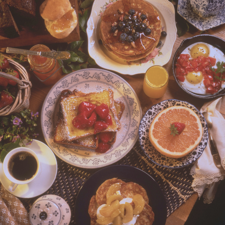 A classic Prince Edward Island (PEI) breakfast view.